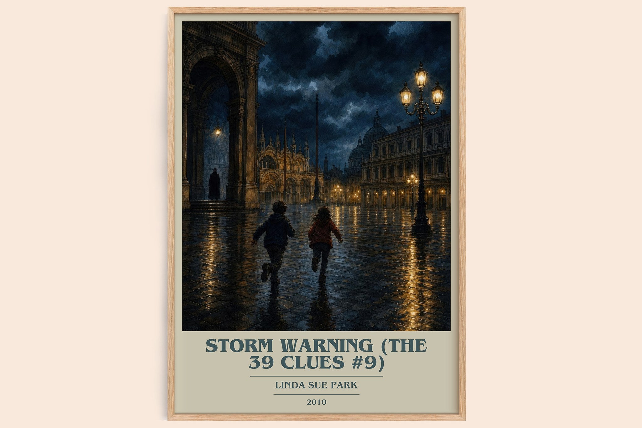 Storm Warning (The 39 Clues #9) Book Cover Poster by Linda Sue Park