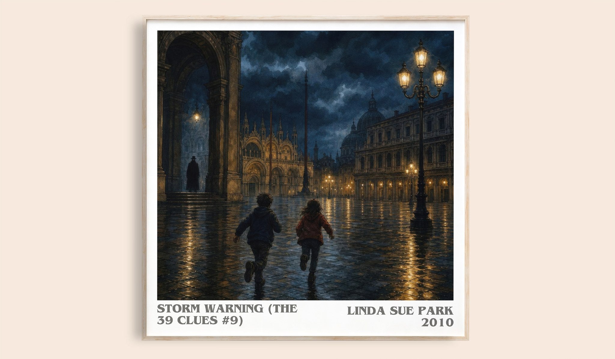 Storm Warning (The 39 Clues #9) Literary Art Print by Linda Sue Park