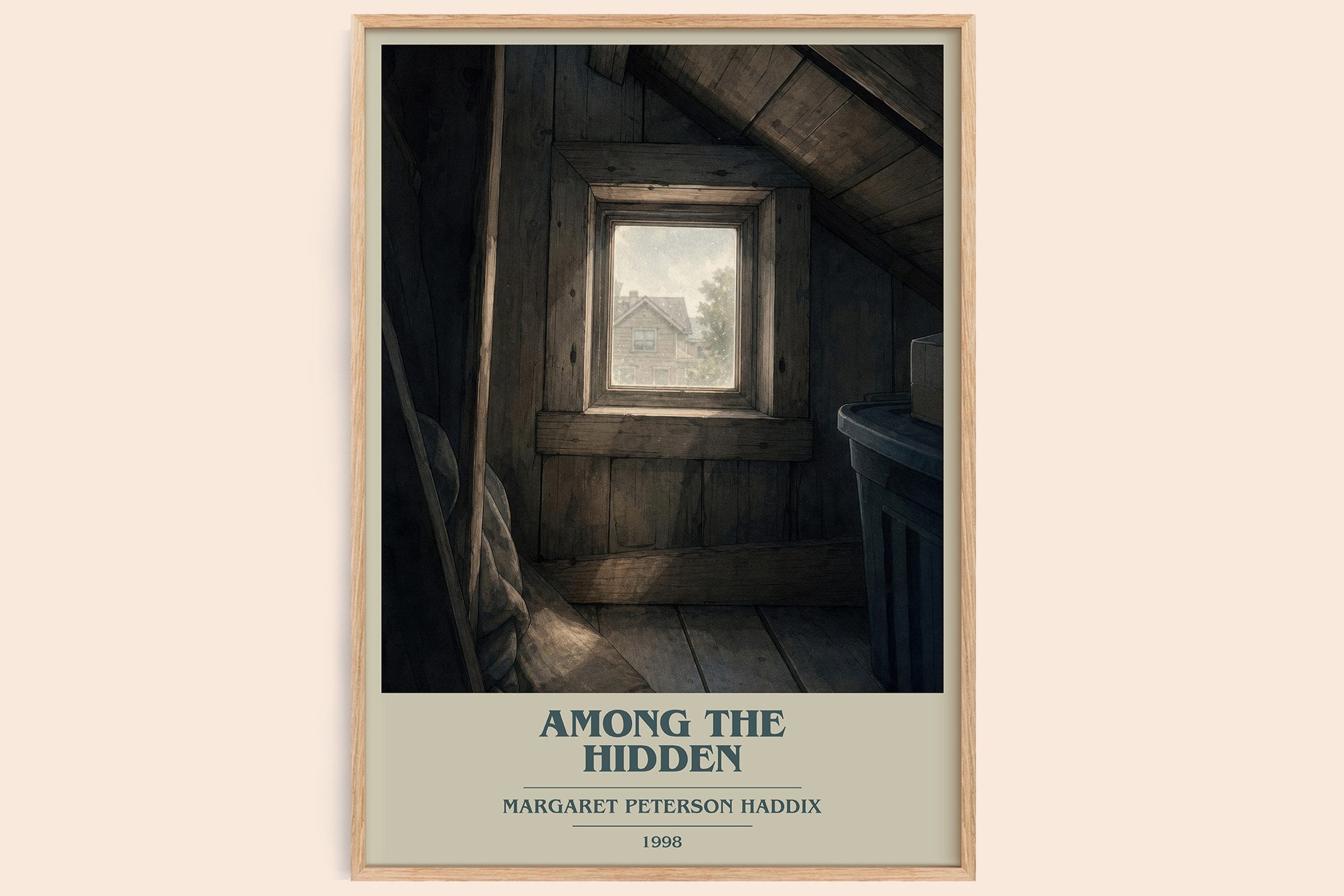 Among the Hidden Book Cover Poster by Margaret Peterson Haddix