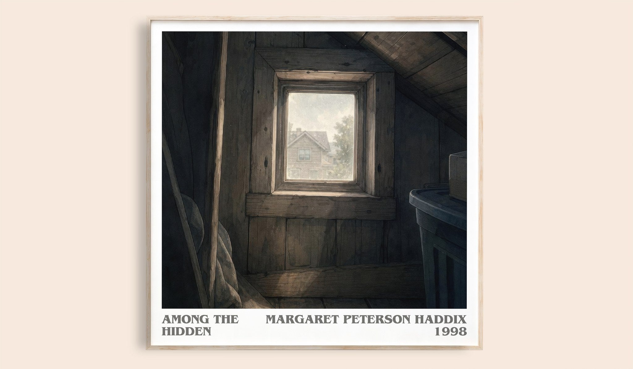 Among the Hidden Literary Art Print by Margaret Peterson Haddix