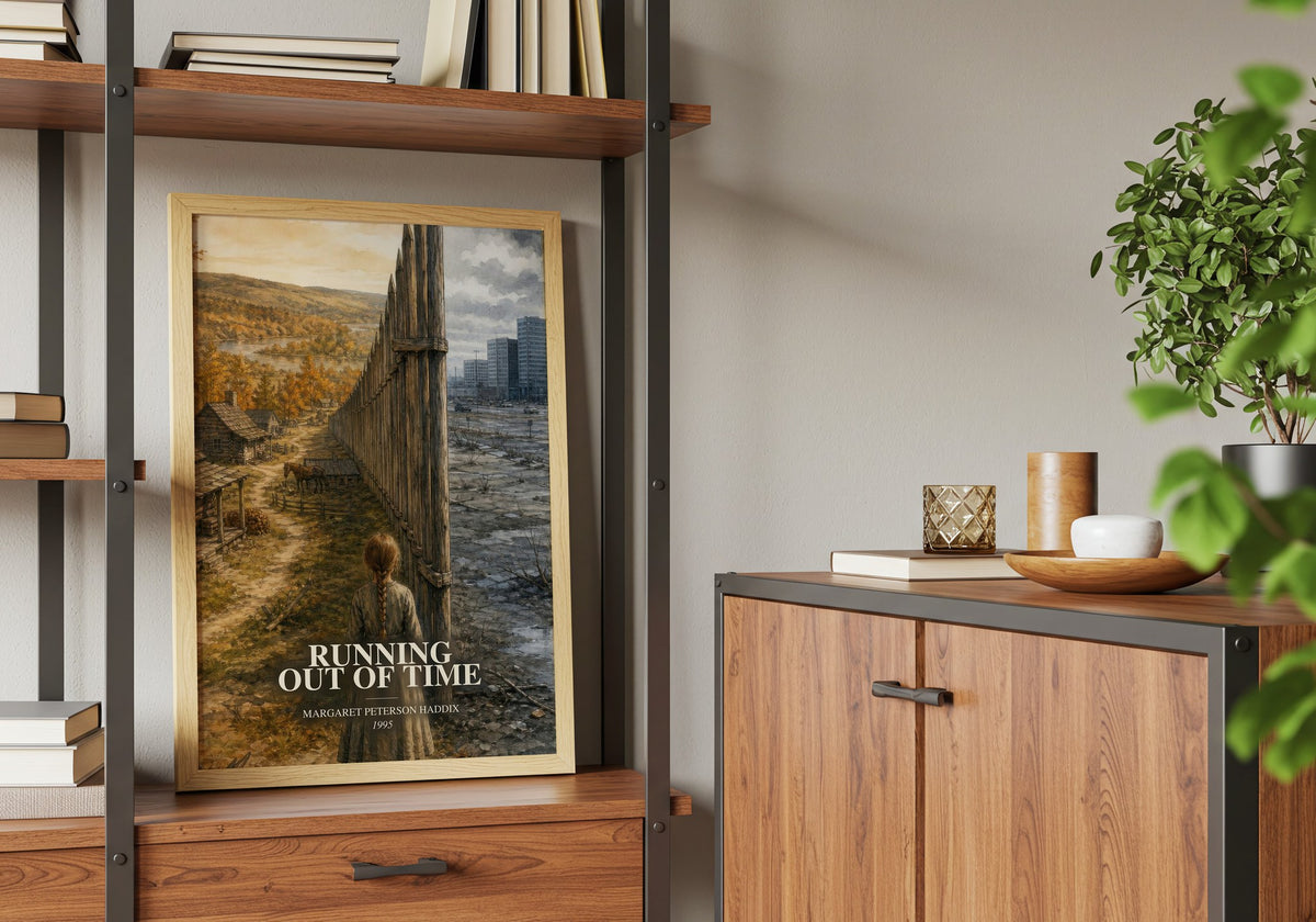 Running Out of Time book watercolour illustration paper finish options – matte satin gloss