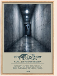 Among the Imposters (Shadow Children #2) Bookish Wall Art by M. Haddix – framed poster