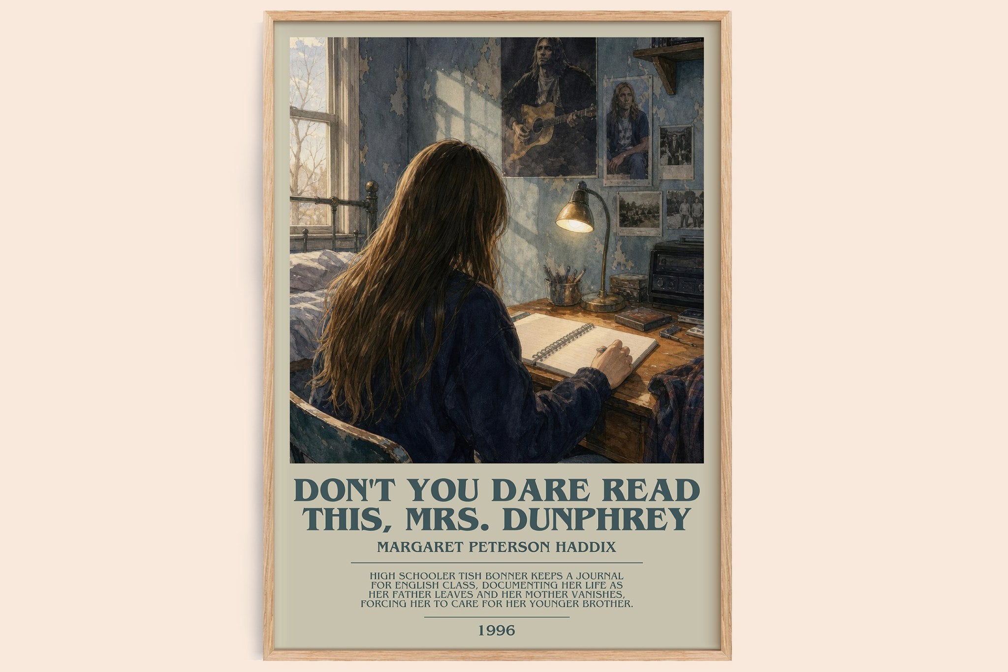 Don't You Dare Read This, Mrs. Dunphrey Bookish Wall Art by M. Haddix
