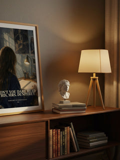 Don't You Dare Read This, Mrs. Dunphrey watercolour print on bookshelf – Margaret Peterson Haddix fan gift