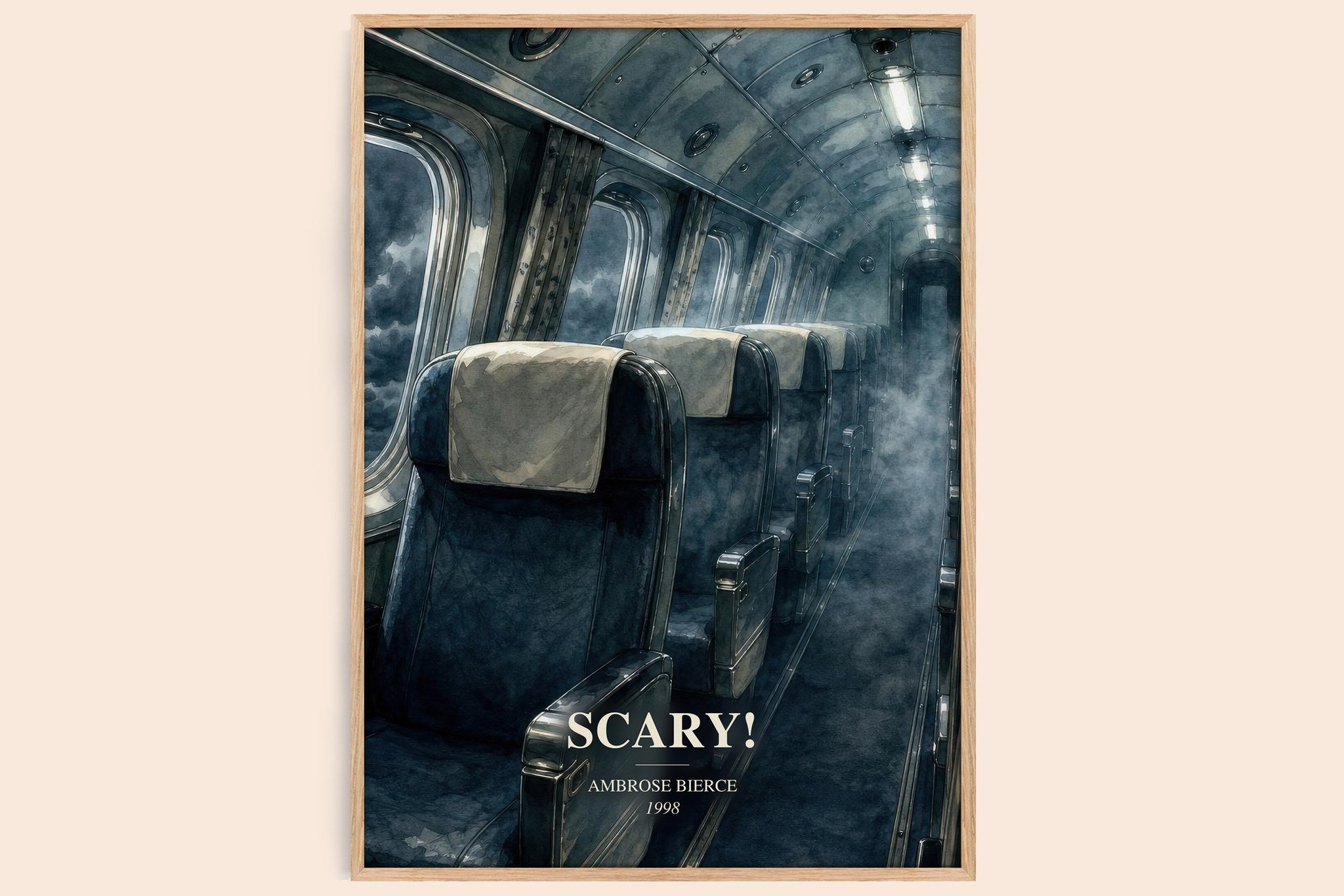 Scary! Book Watercolour Illustration by Ambrose Bierce