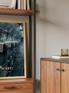Scary! book watercolour illustration paper finish options – matte satin gloss