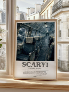 Scary! bookish poster colour and style options – Ambrose Bierce book art