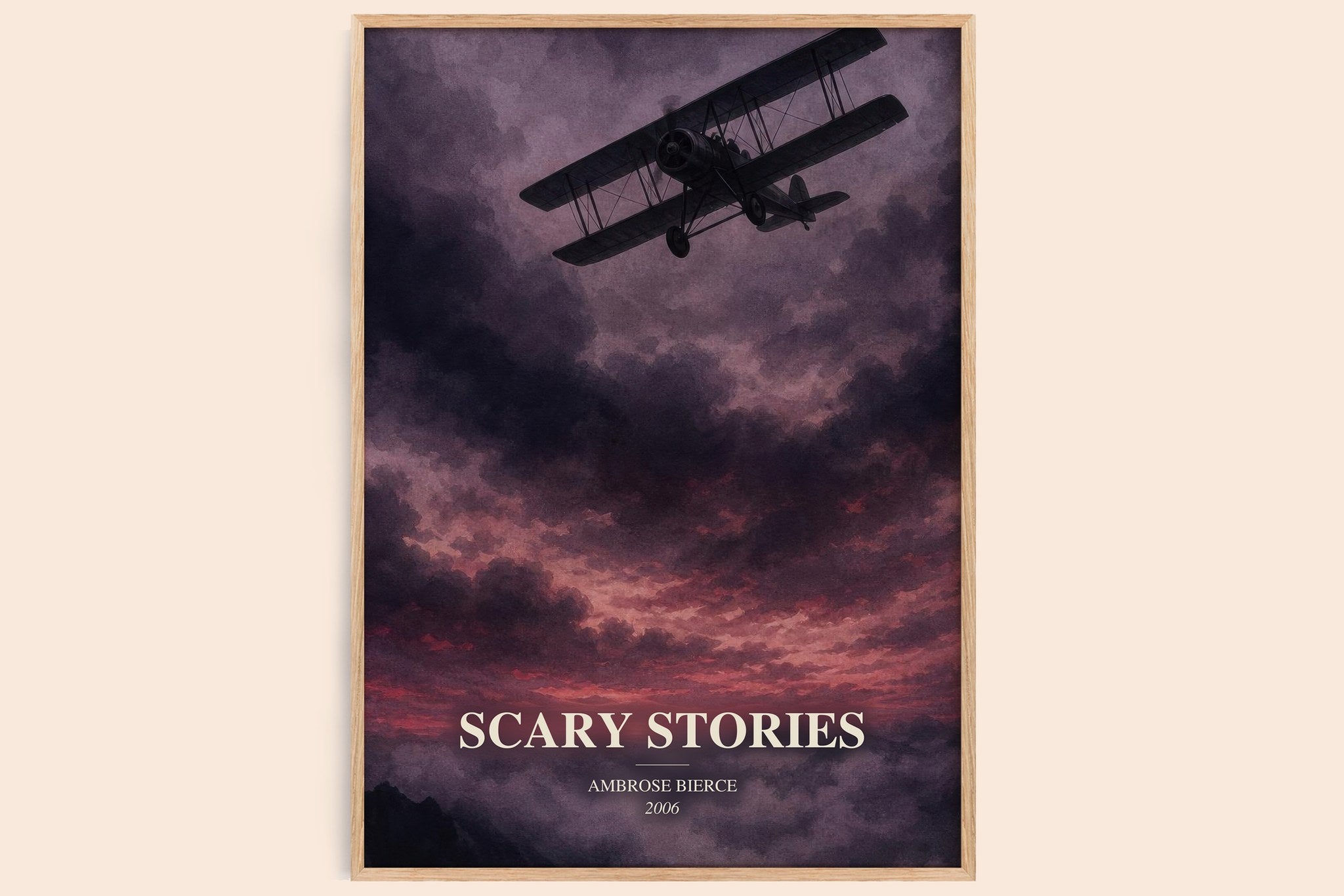 Scary Stories Book Watercolour Illustration by Ambrose Bierce