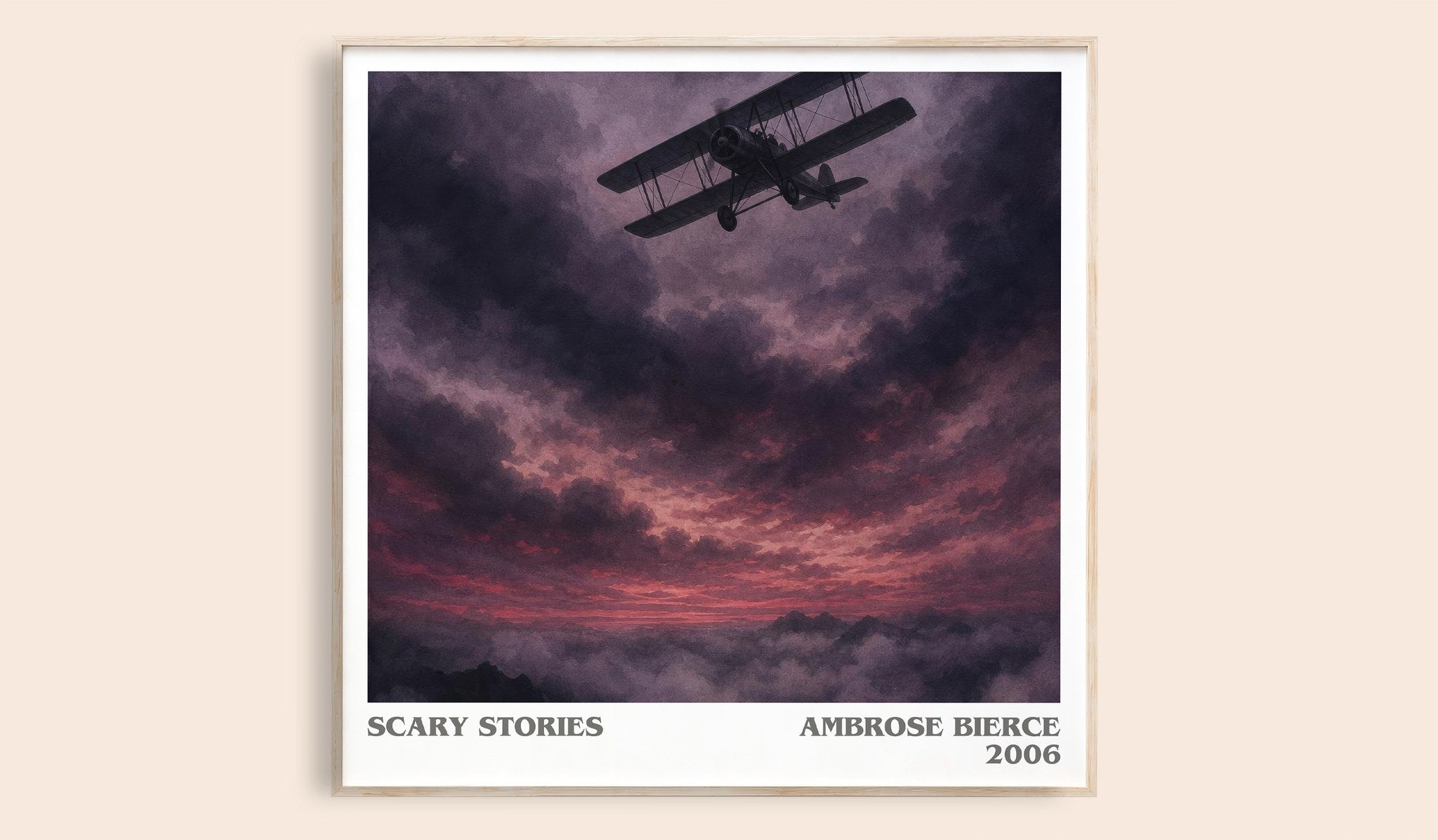 Scary Stories Literary Art Print by Ambrose Bierce