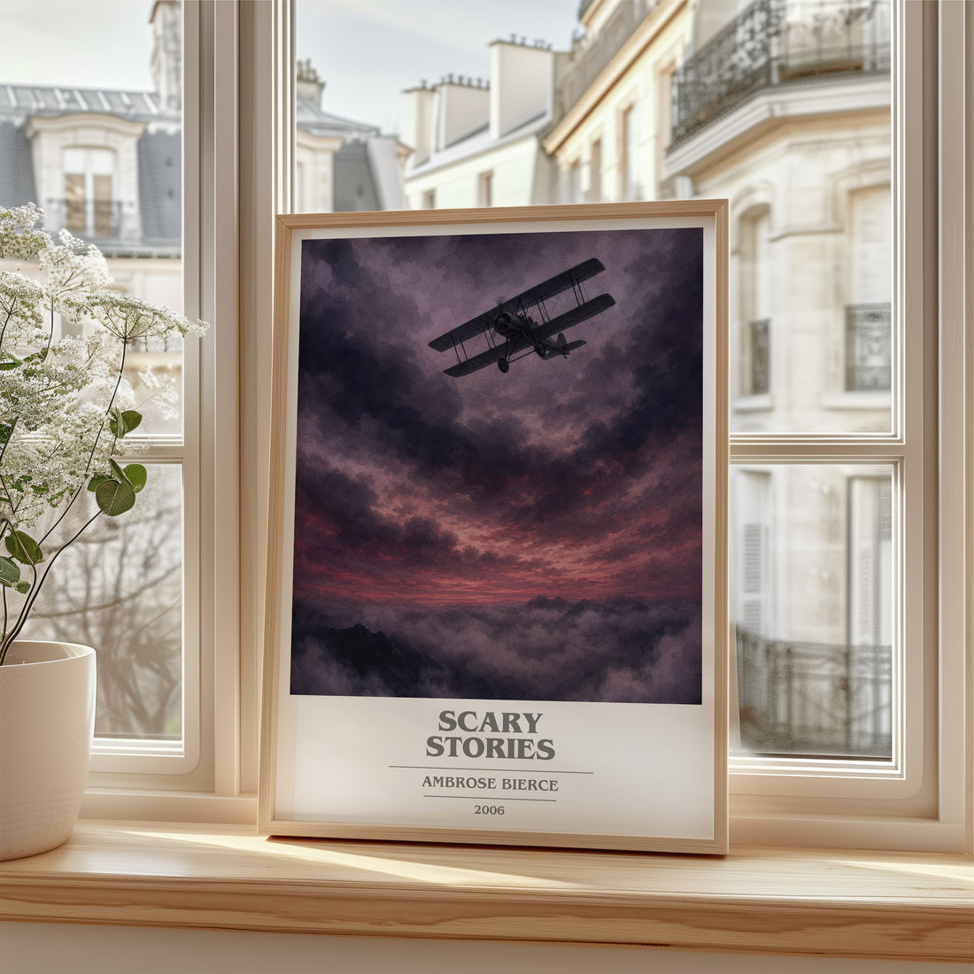 Scary Stories book cover poster colour and style options – Ambrose Bierce book art