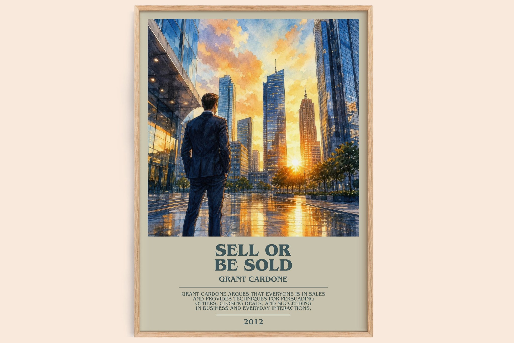 Sell or Be Sold Bookish Wall Art by Grant Cardone