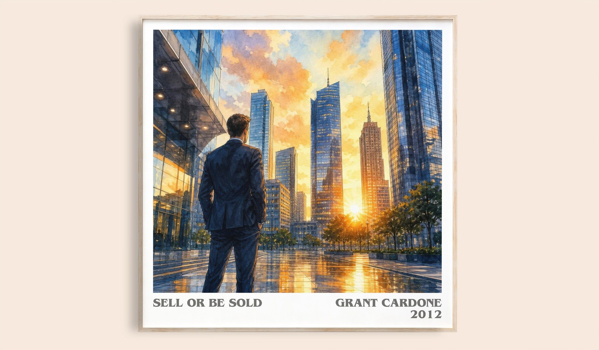 Sell or Be Sold Literary Art Print by Grant Cardone