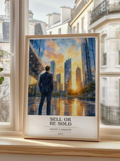 Sell or Be Sold book cover poster colour and style options – Grant Cardone book art