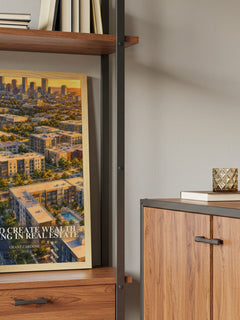 How to Create Wealth Investing in Real Estate book watercolour illustration paper finish options – matte satin gloss