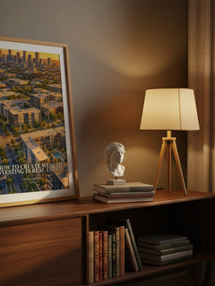 How to Create Wealth Investing in Real Estate watercolour print on bookshelf – Grant Cardone fan gift