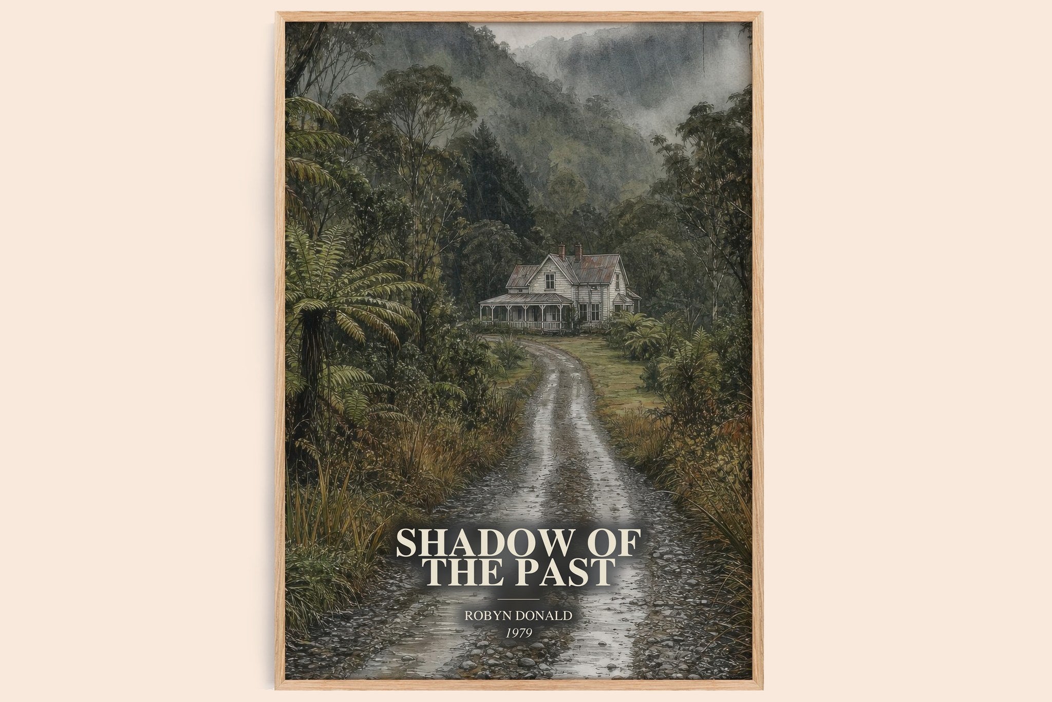 Shadow of the Past Book Watercolour Illustration by Robyn Donald