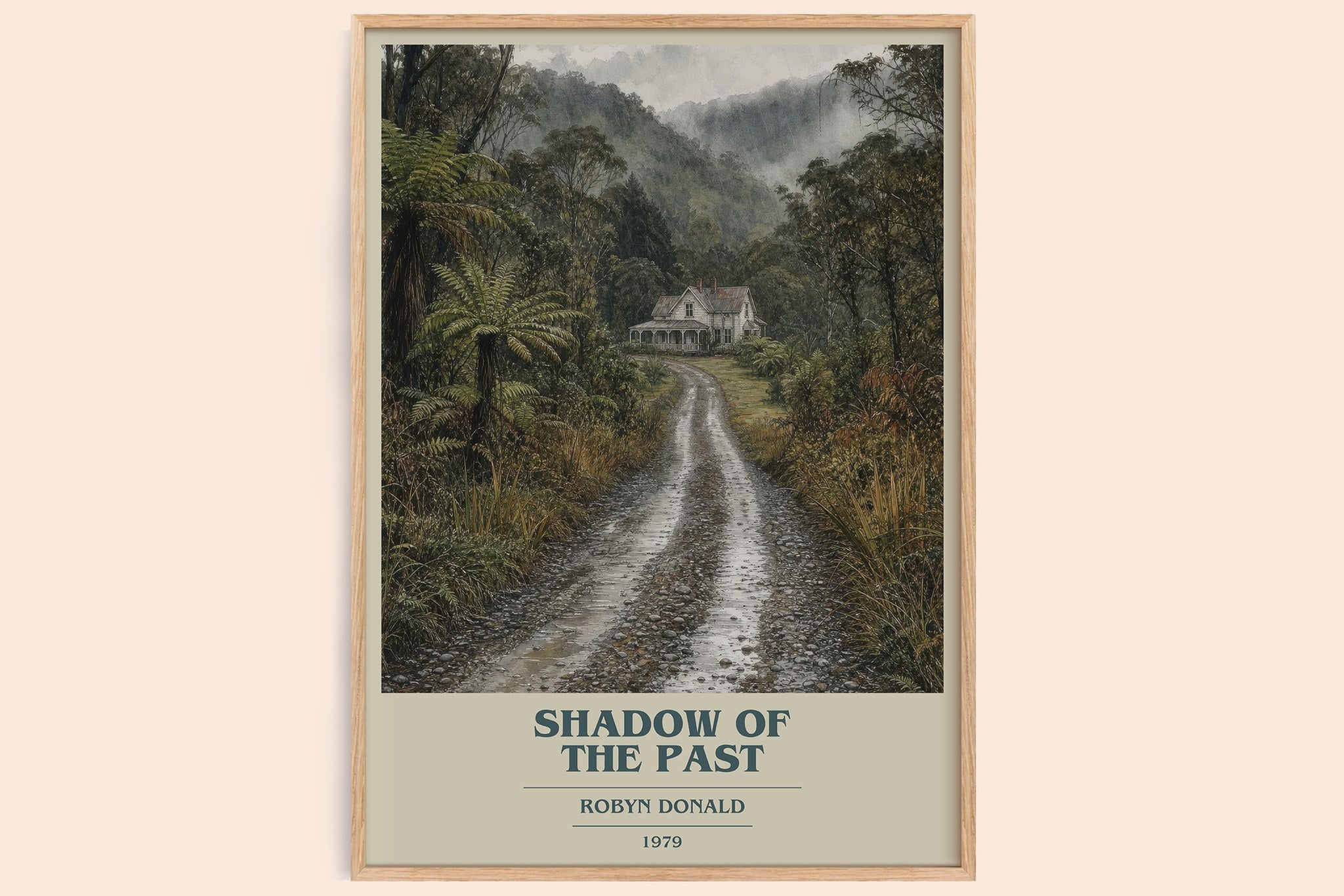 Shadow of the Past Book Cover Poster by Robyn Donald
