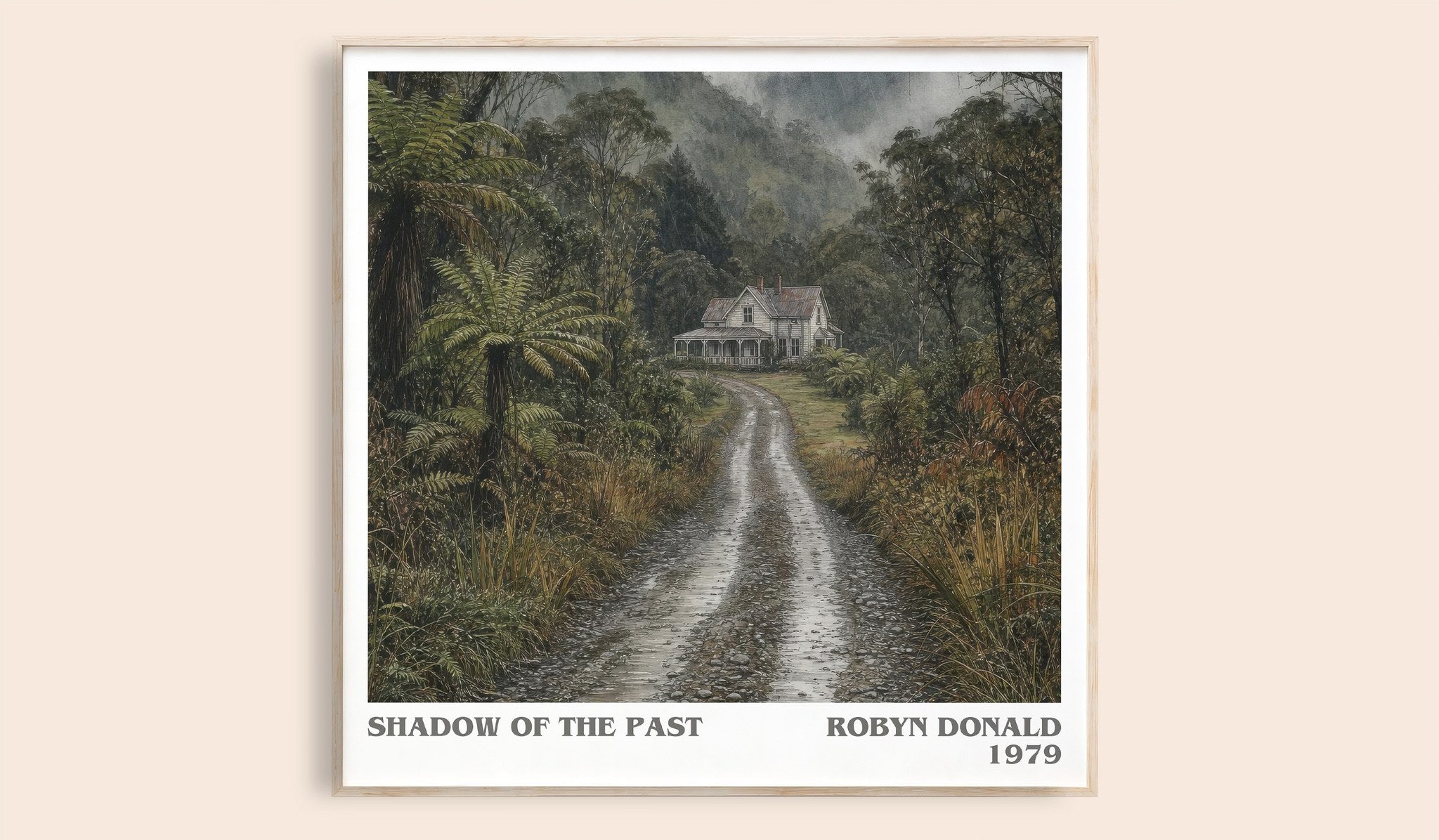 Shadow of the Past Literary Art Print by Robyn Donald