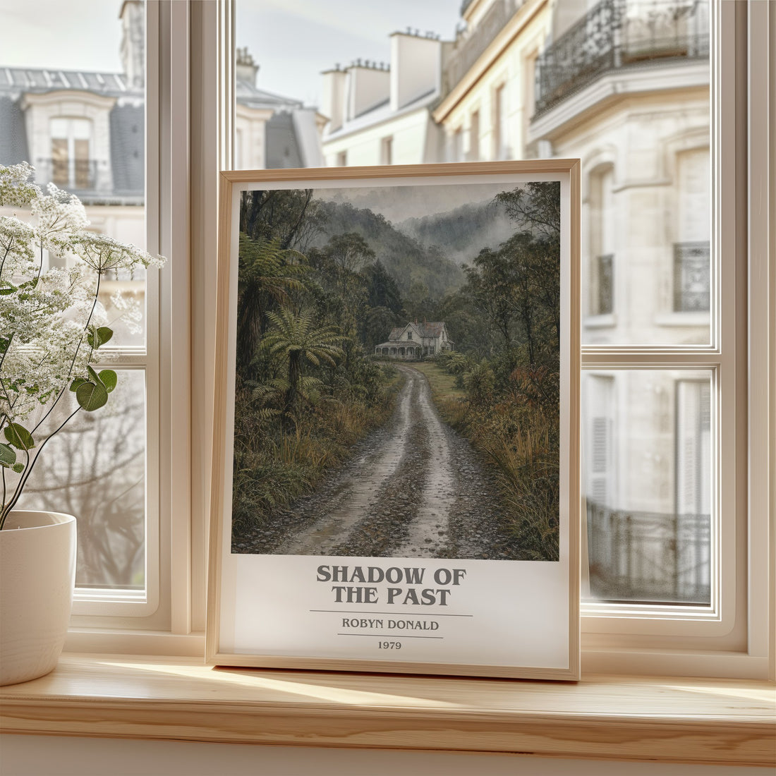 Shadow of the Past book cover poster colour and style options – Robyn Donald book art