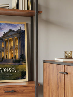 Mansion for My Love book watercolour illustration paper finish options – matte satin gloss