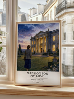 Mansion for My Love book cover poster colour and style options – Robyn Donald book art
