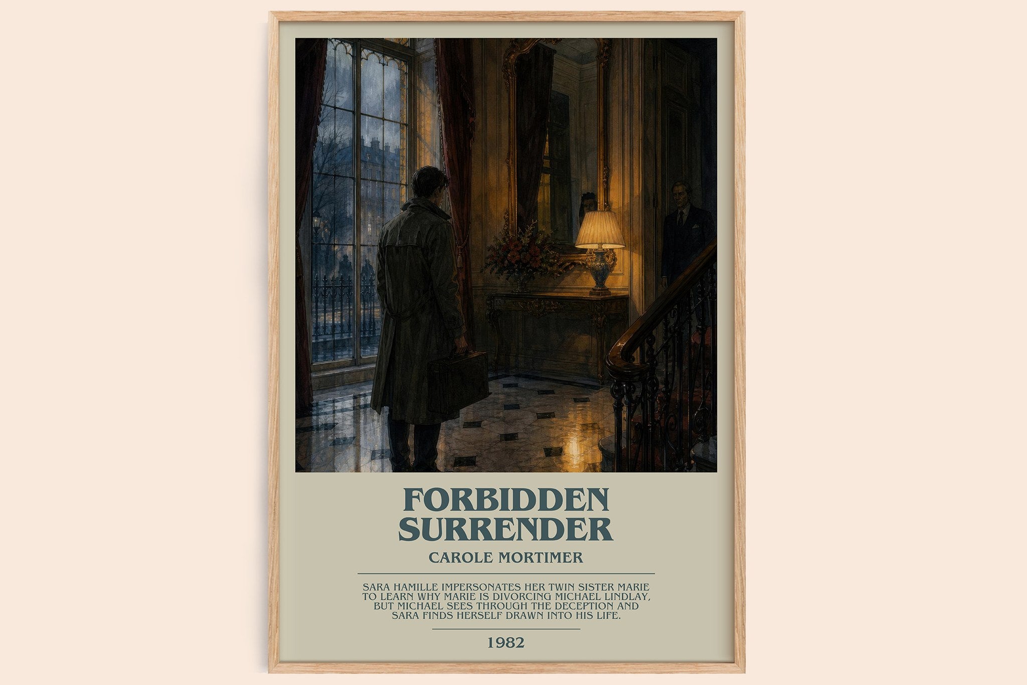 Forbidden Surrender Bookish Wall Art by Carole Mortimer