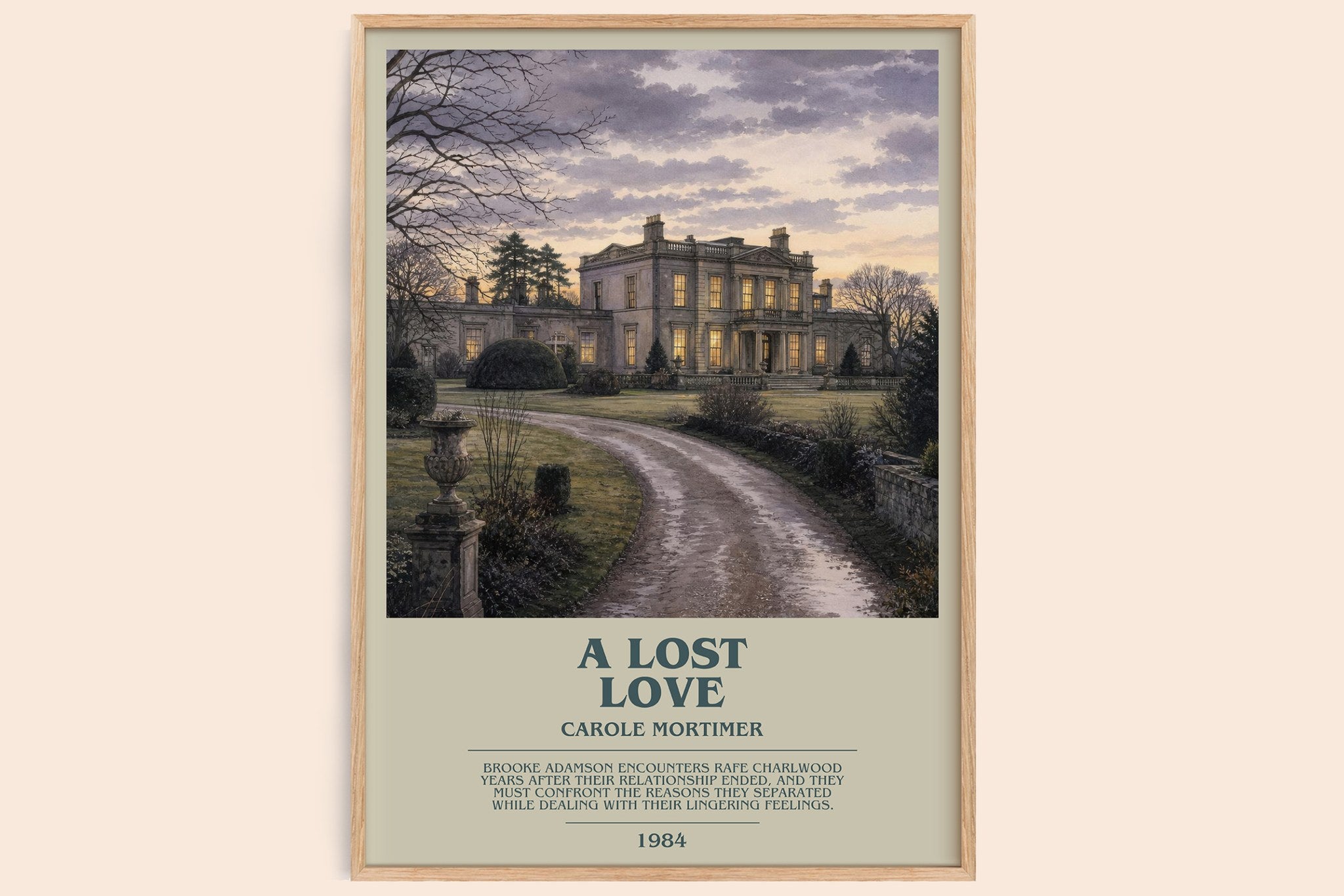 A Lost Love Bookish Wall Art by Carole Mortimer