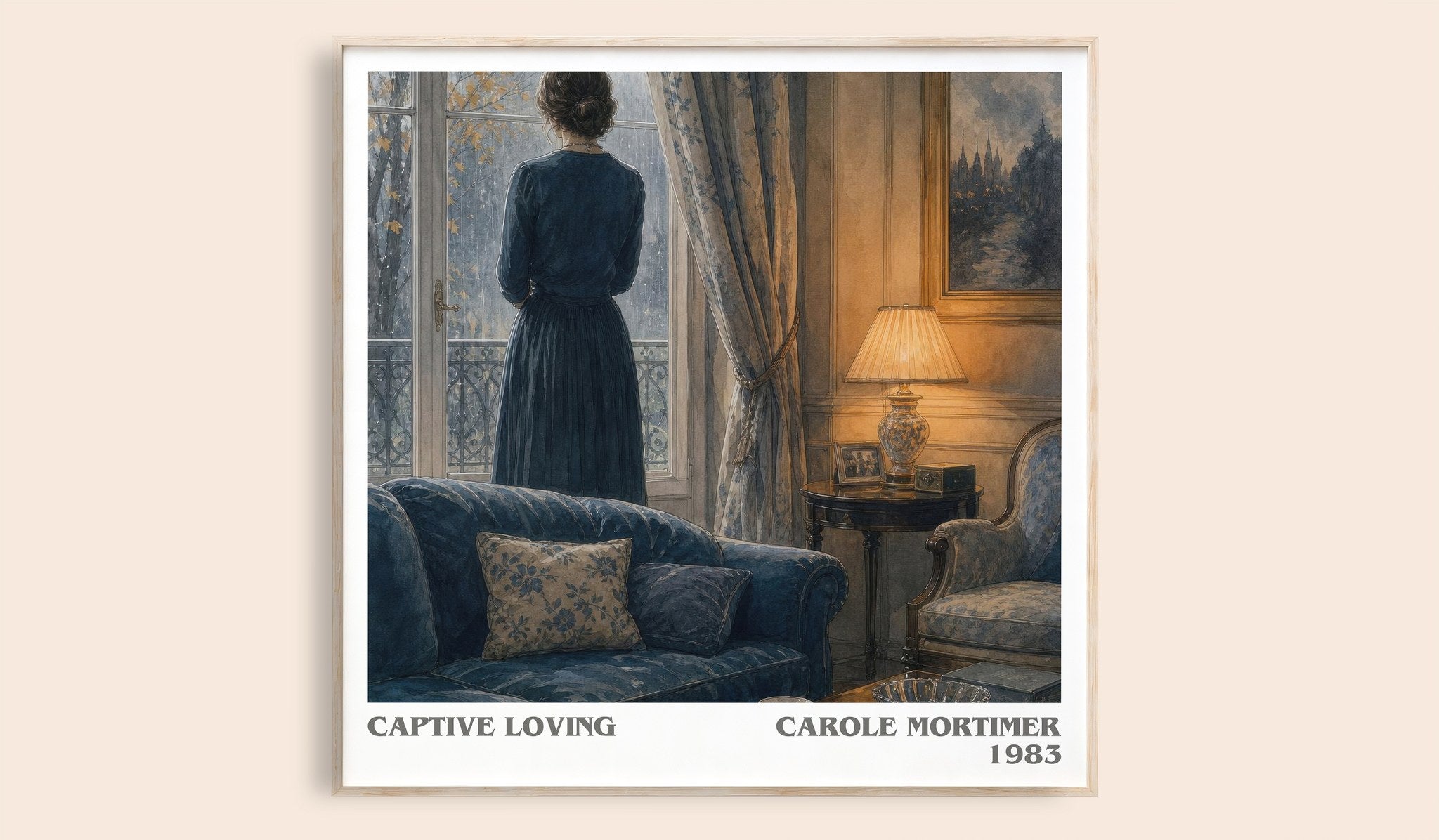 Captive Loving Literary Art Print by Carole Mortimer