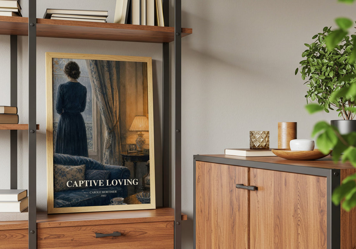 Captive Loving book watercolour illustration paper finish options – matte satin gloss