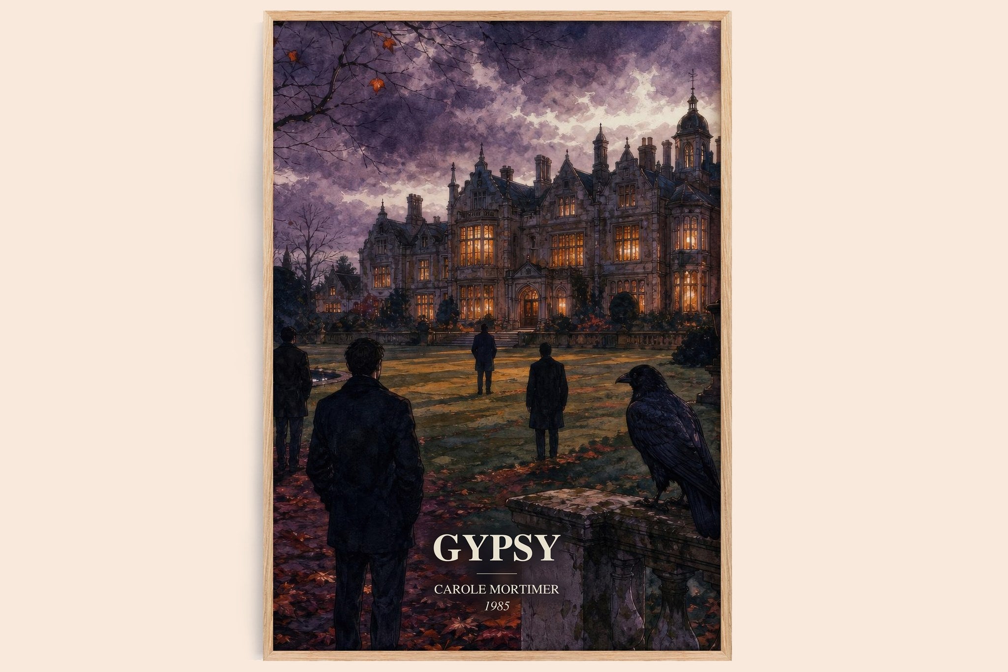 Gypsy Book Watercolour Illustration by Carole Mortimer