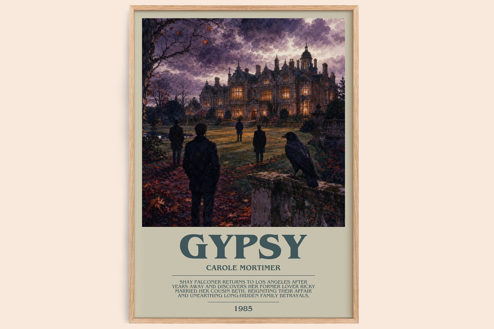 Gypsy Bookish Wall Art by Carole Mortimer