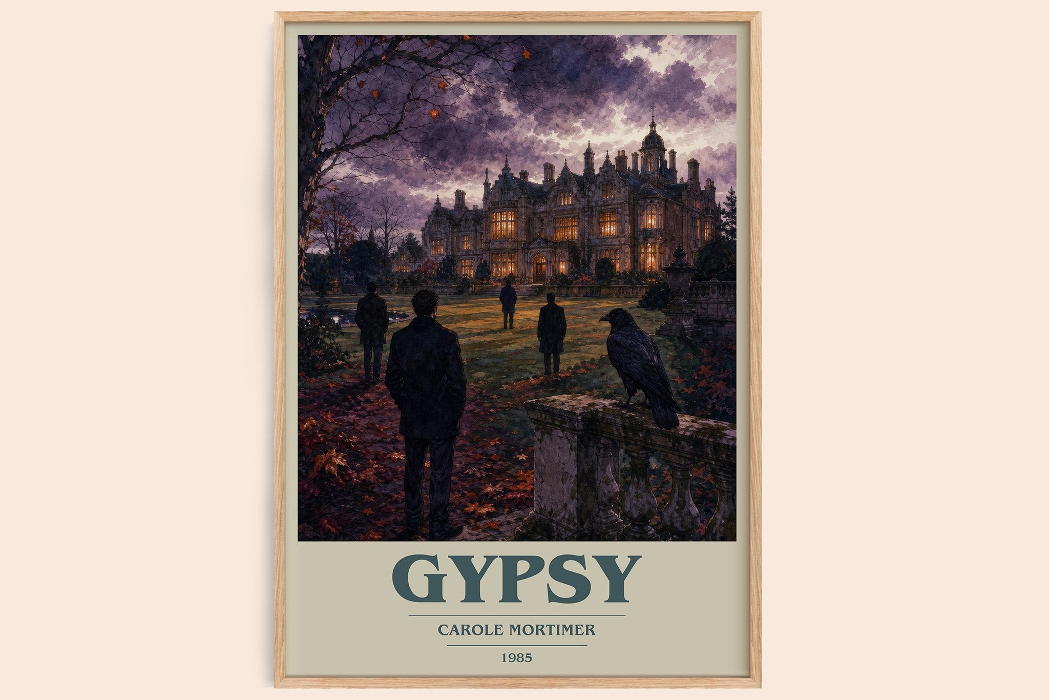 Gypsy Book Cover Poster by Carole Mortimer