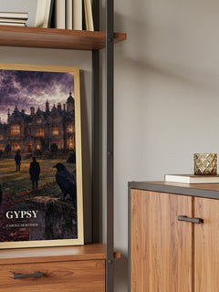 Gypsy book watercolour illustration paper finish options – matte satin gloss