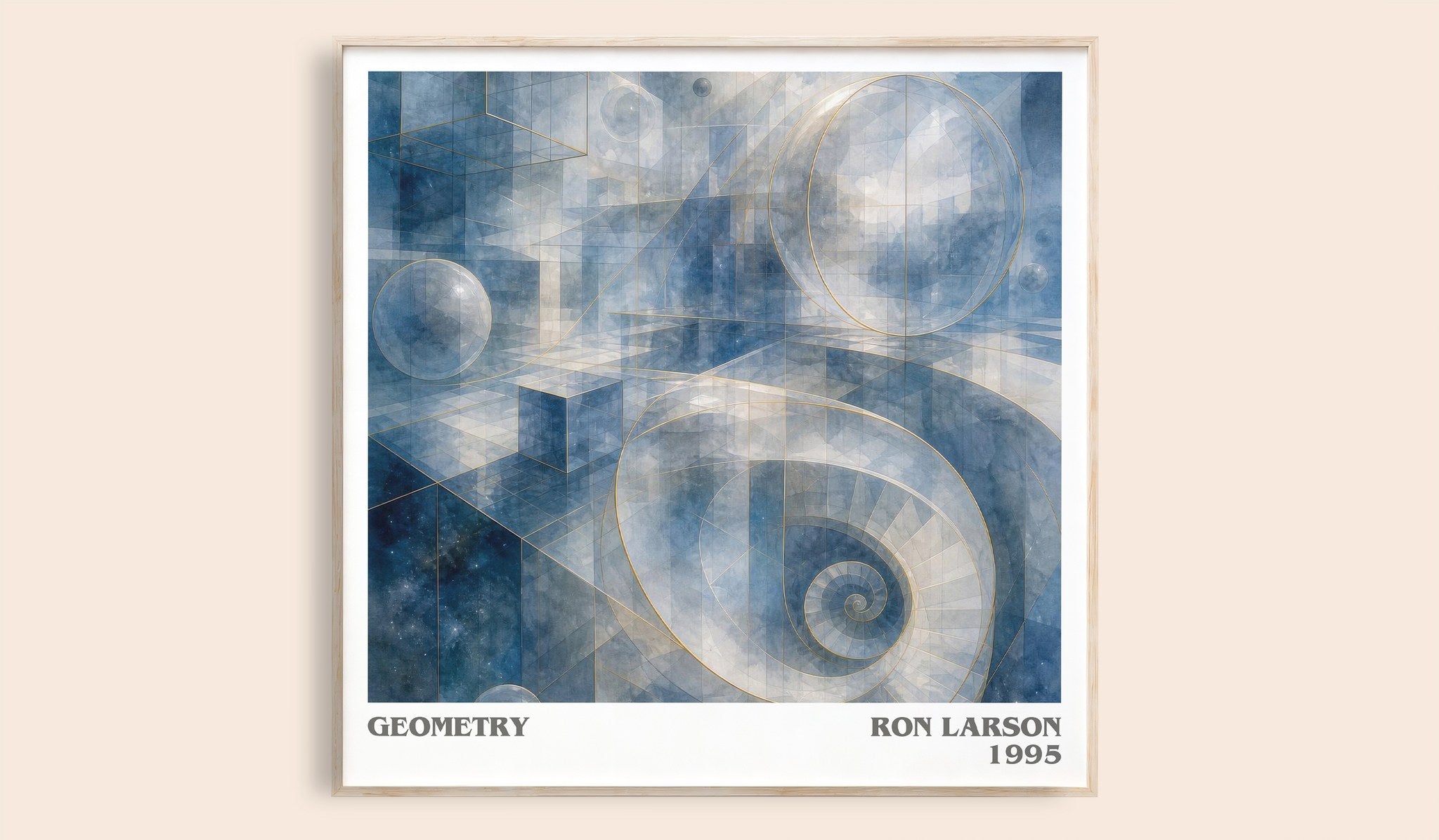 Geometry Literary Art Print by Ron Larson