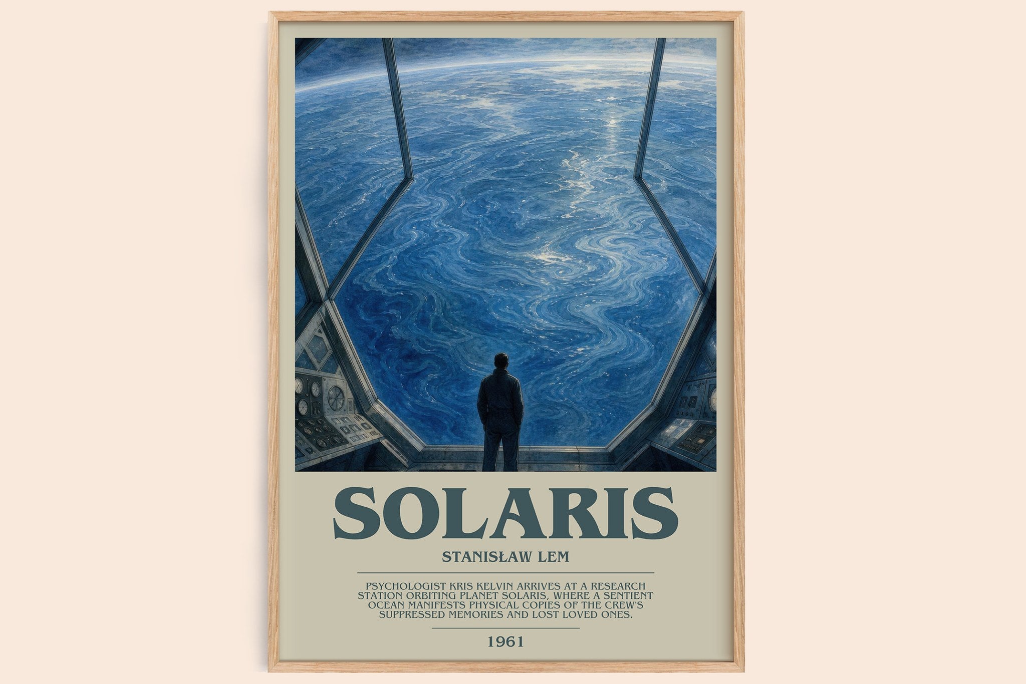 Solaris Bookish Wall Art by Stanisław Lem
