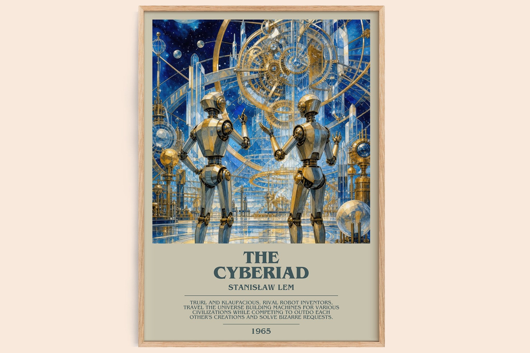 The Cyberiad Bookish Wall Art by Stanisław Lem