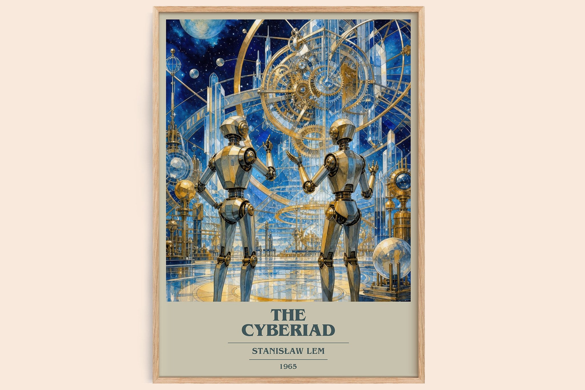 The Cyberiad Book Cover Poster by Stanisław Lem