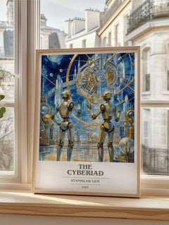 The Cyberiad book cover poster colour and style options – Stanisław Lem book art