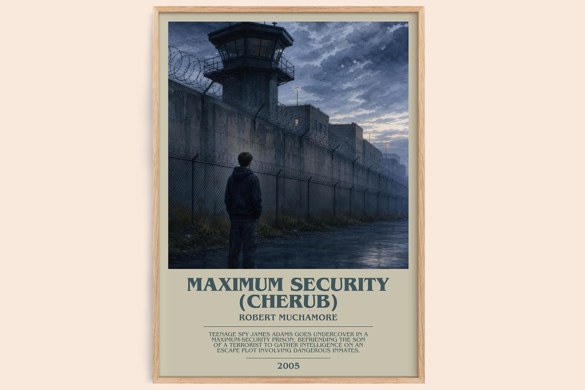 Maximum Security (CHERUB) Bookish Wall Art by Robert Muchamore