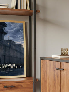 Maximum Security (CHERUB) book watercolour illustration paper finish options – matte satin gloss