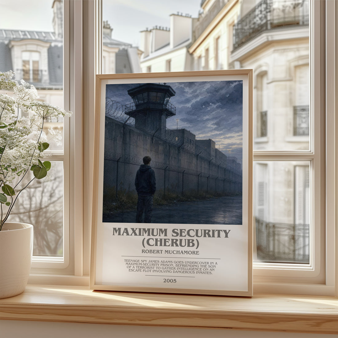 Maximum Security (CHERUB) bookish poster colour and style options – Robert Muchamore book art