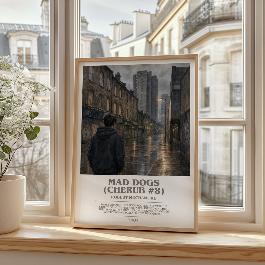 Mad Dogs (CHERUB #8) bookish poster colour and style options – Robert Muchamore book art