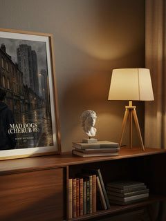 Mad Dogs (CHERUB #8) watercolour print on bookshelf – Robert Muchamore fan gift