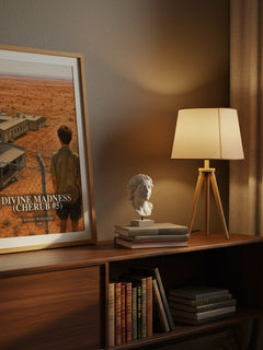 Divine Madness (CHERUB #5) watercolour print on bookshelf – Robert Muchamore fan gift