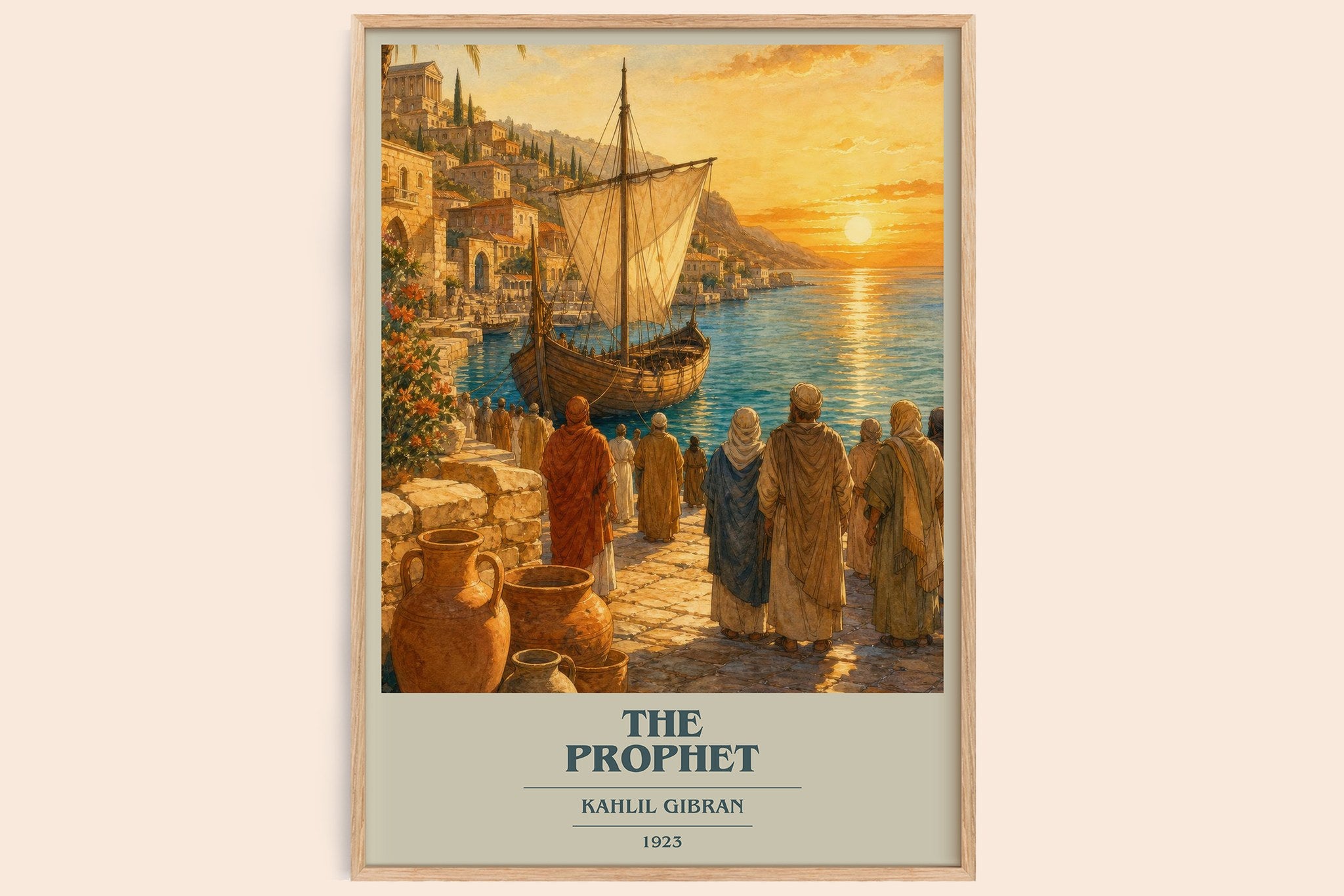 The Prophet Book Cover Poster by Kahlil Gibran