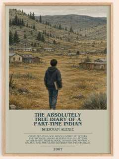 Absolutely True Diary of a Part-Time Indian Bookish Wall Art – S. – framed poster