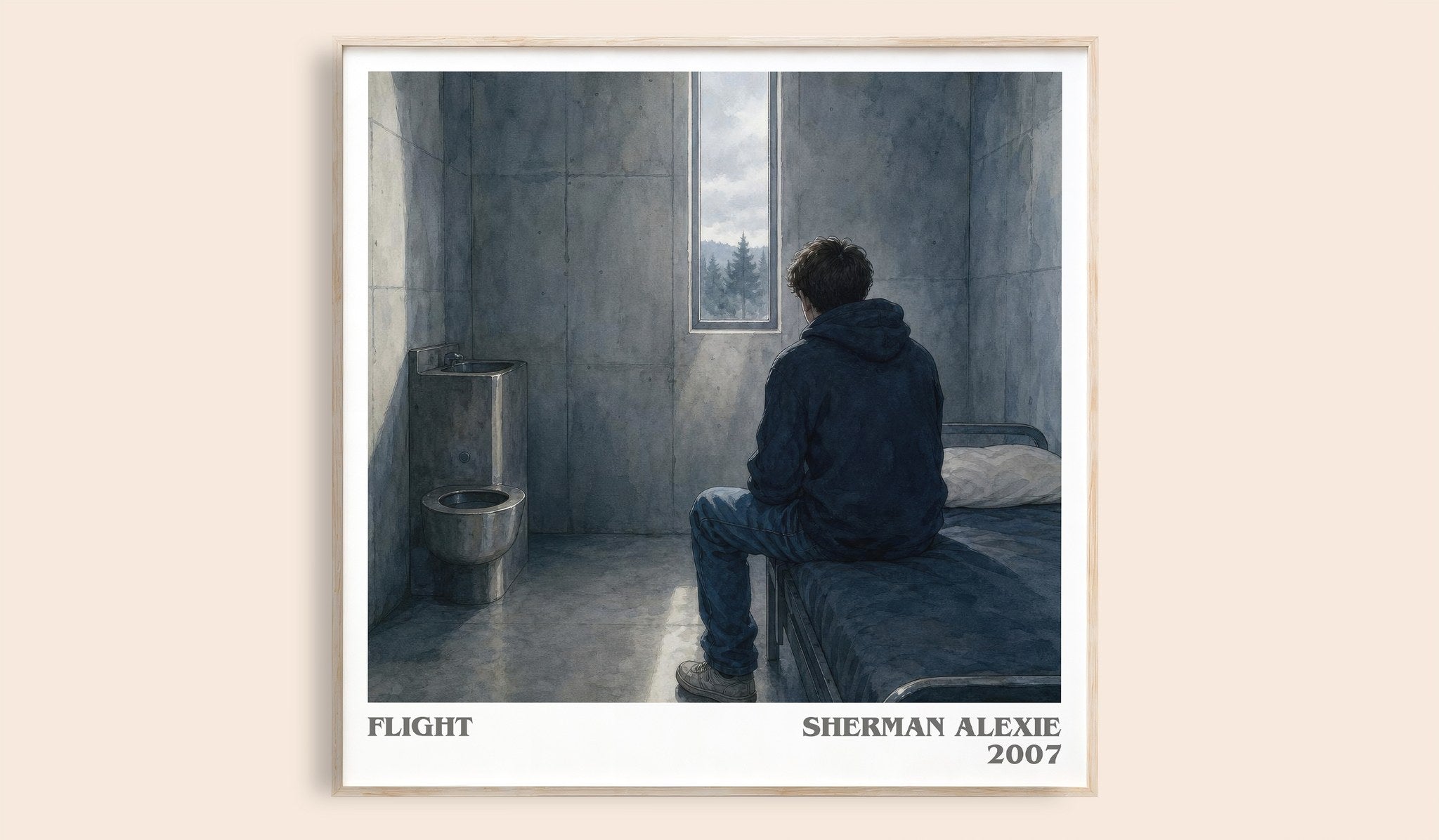 Flight Literary Art Print by Sherman Alexie