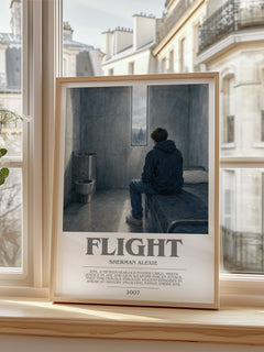 Flight bookish poster colour and style options – Sherman Alexie book art