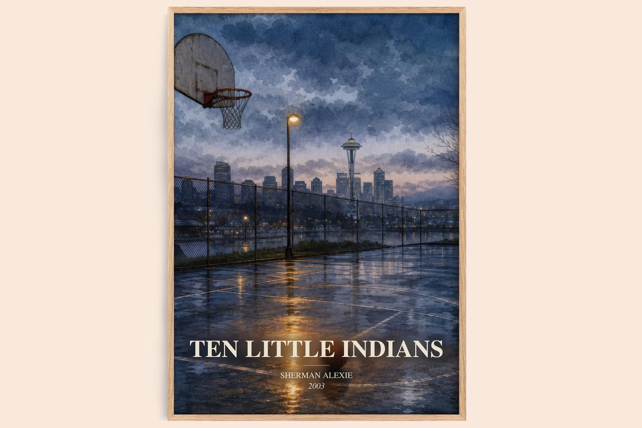Ten Little Indians Book Watercolour Illustration by Sherman Alexie