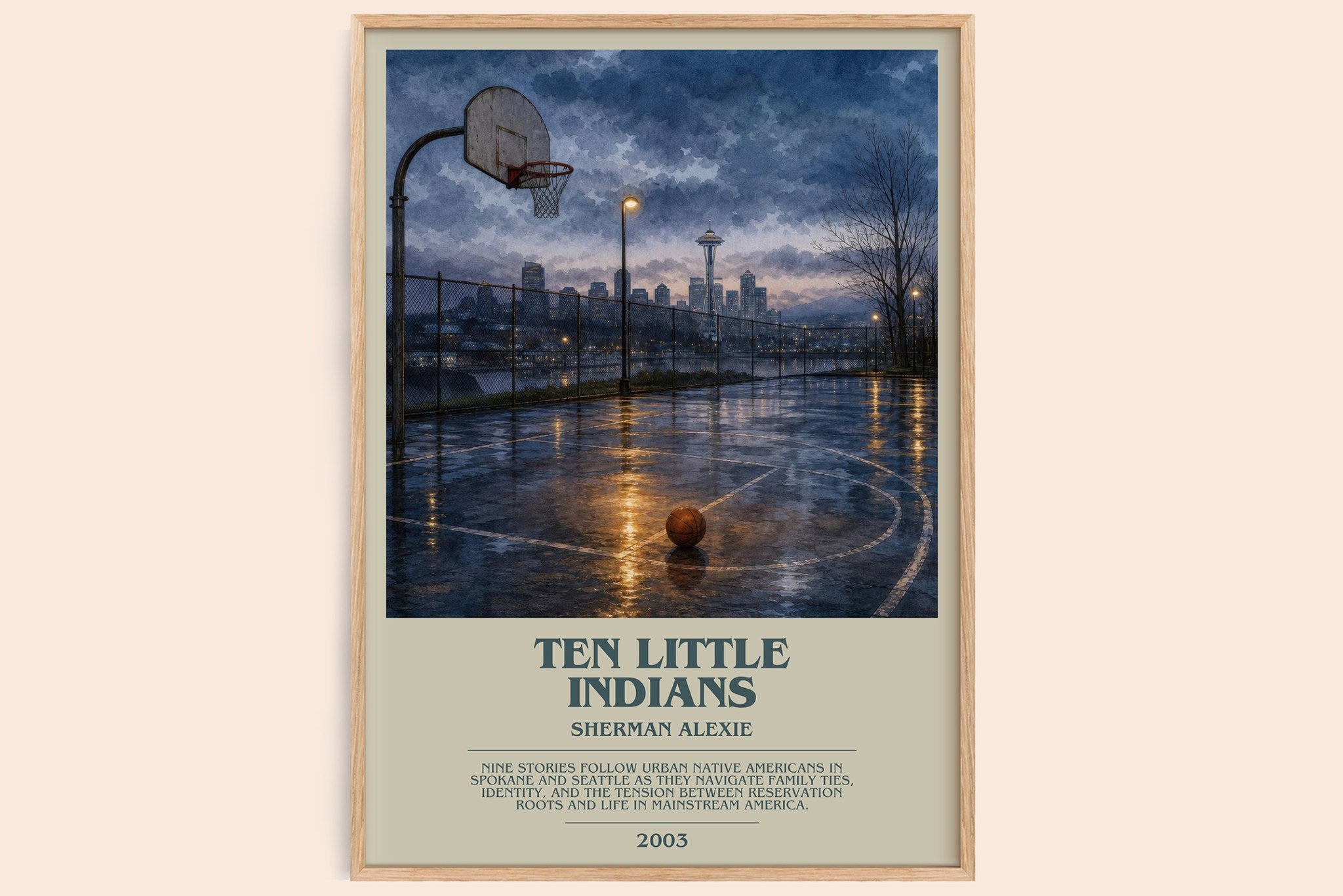 Ten Little Indians Bookish Wall Art by Sherman Alexie